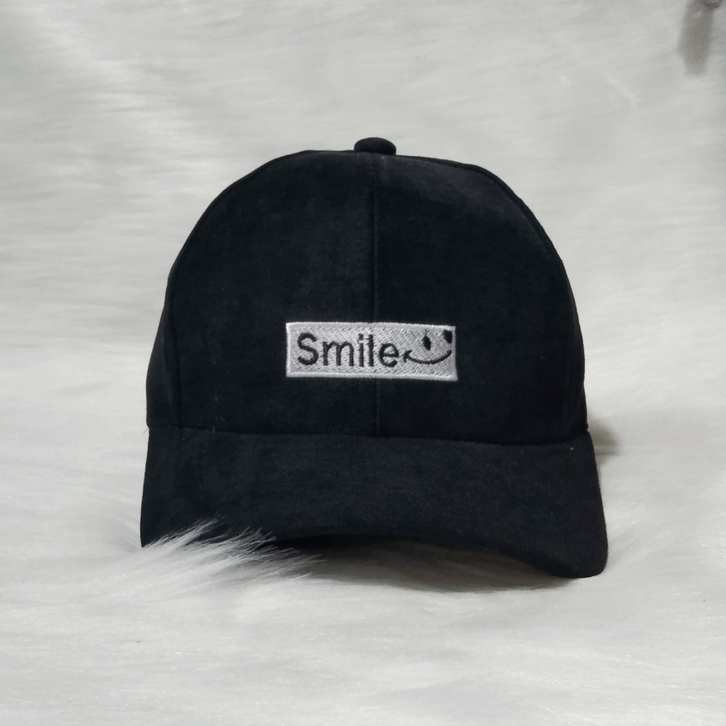 Mũ lưỡi trai, nón kết cao cấp nam nữ đẹp thêu CHỮ SMILE phong cách Ulzzang unisex mã số K70
