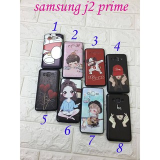 Ốp lưng in hình thời trang cho Samsung Galaxy J2 Prime Tặng kính cường lực