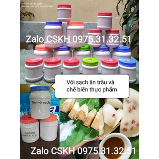 Vôi ăn trầu làm bánh giá gốc chất lượng cao 1kg
