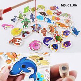 Bộ câu cá gỗ