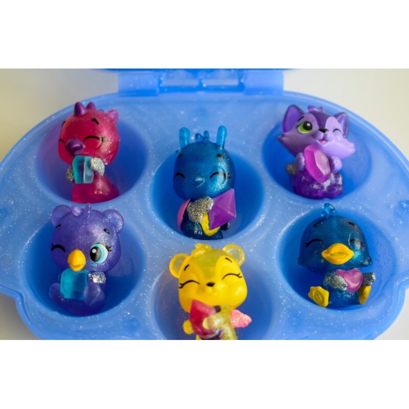 Combo 4 trứng Hatchimals ss5 sò nâu - thú ôm kim cương đổi màu