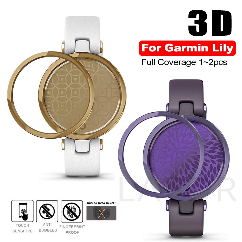 Miếng dán bảo vệ màn hình chống trầy chống thấm nước cho đồng hồ thông minh garmin lily 3d