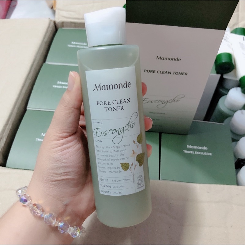 Nước Hoa Hồng Cho Da Mụn Mamonde Pore Clean Toner