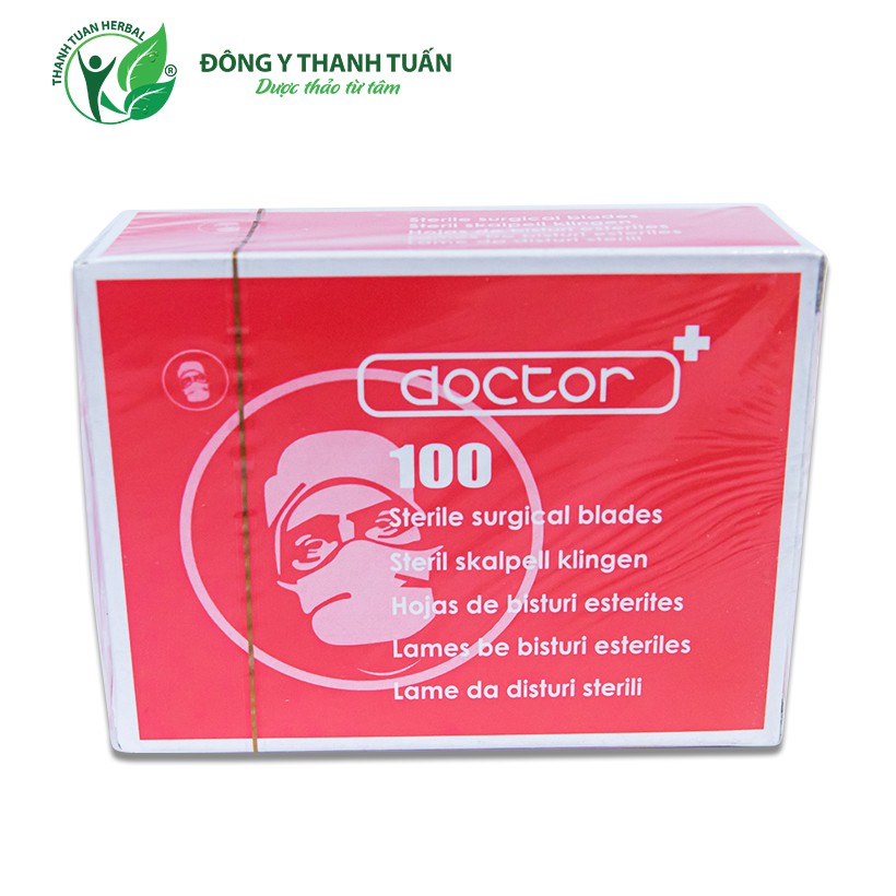 Lưỡi dao mổ Doctor số 11 hộp 100 cái - Chuyên dùng spa, thẩm mỹ, phòng khám