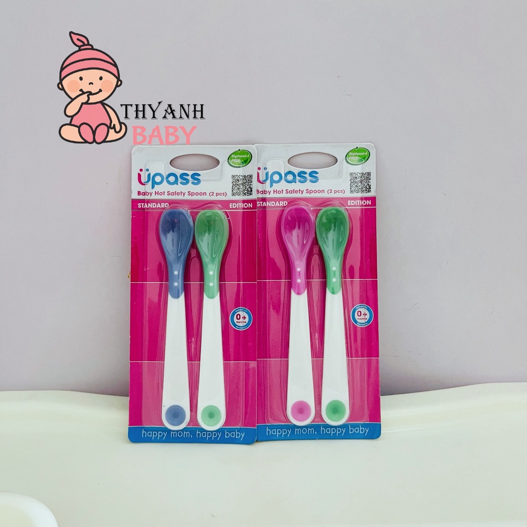 Thìa mềm báo nóng Kichilachi cho bé ăn dặm kèm hộp