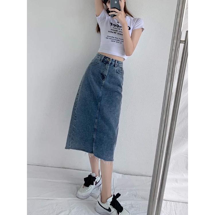 Chân Váy Dài Qua Gối _A1