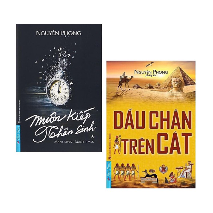Sách - Combo muôn kiếp nhân sinh + dấu chân trên cát ( 2 cuốn)