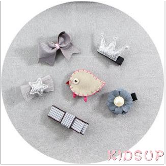 Set 5 kẹp tóc kiểu dáng hoạt hình xinh xắn dành cho bé gái