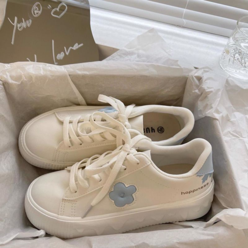 Giày thể thao blue flower học sinh Hirostore