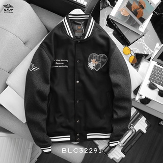 Áo khoác bomber nỉ dạ lông chuột bigsize nam