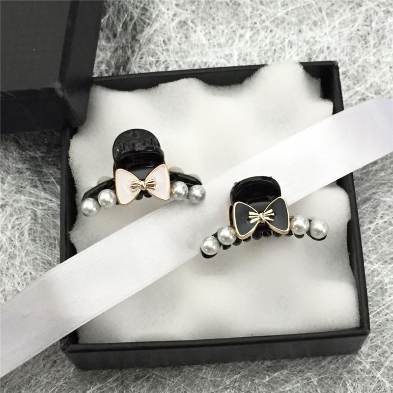 K13 Kẹp càng cua đính nơ nhỏ 4cm