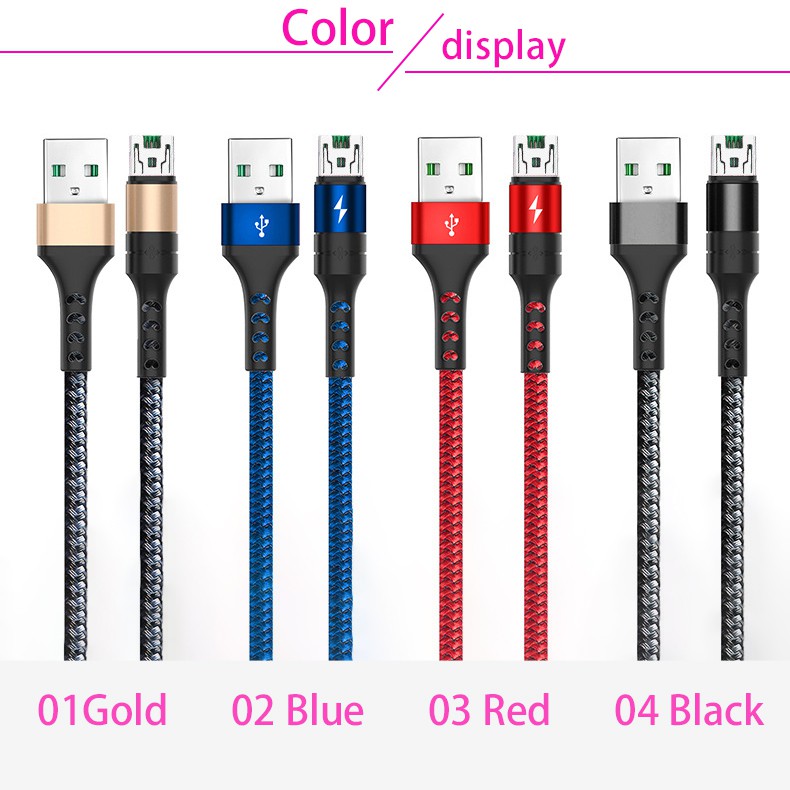 Cáp Sạc Nhanh/Truyền Dữ Liệu USB 3.0 4A Thiết Kế Dây Bện