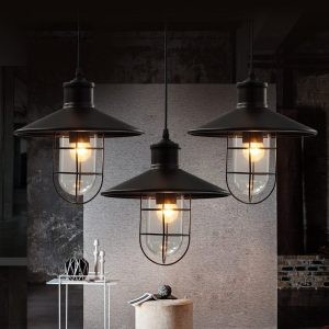 Đèn thả trang trí chao đèn thả phòng nổ