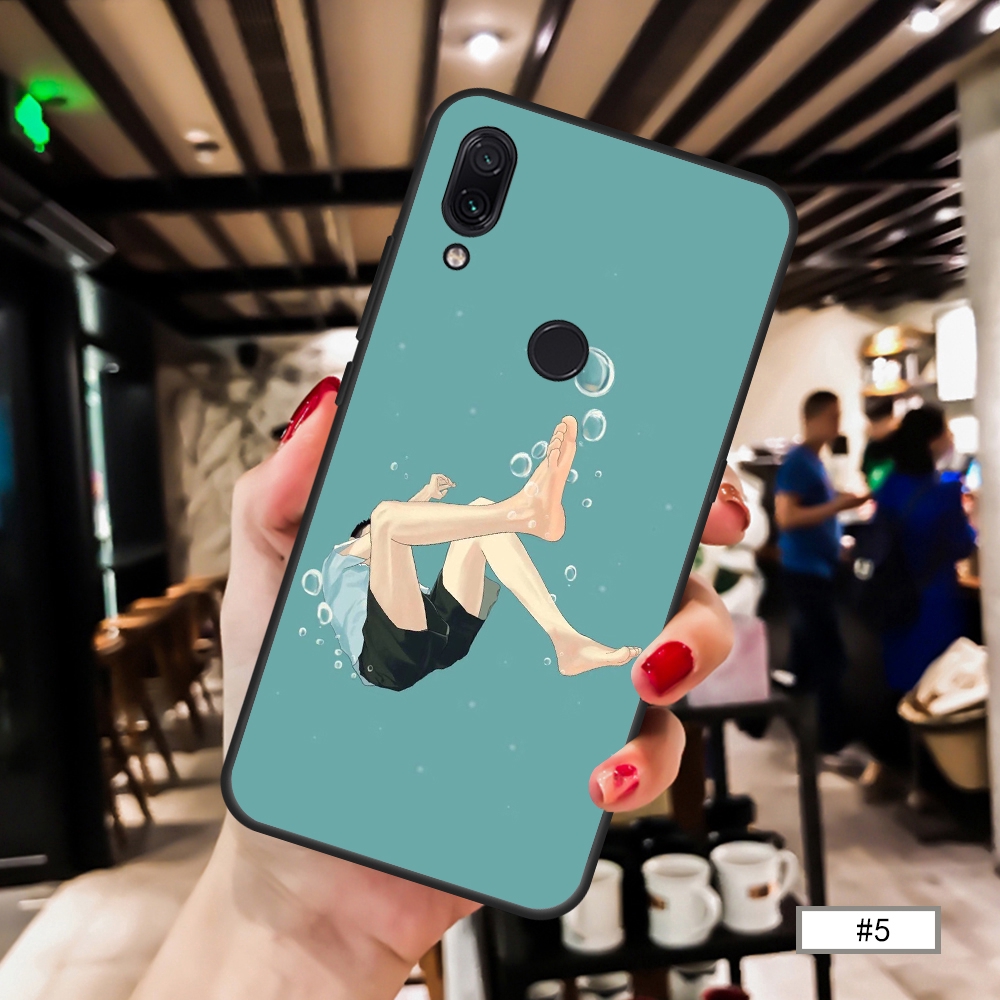 Ốp điện thoại TPU dẻo hình nam phong cách cho Xiaomi Redmi Note8 Note7 Pro 8A 7A 6A 5 plus S2