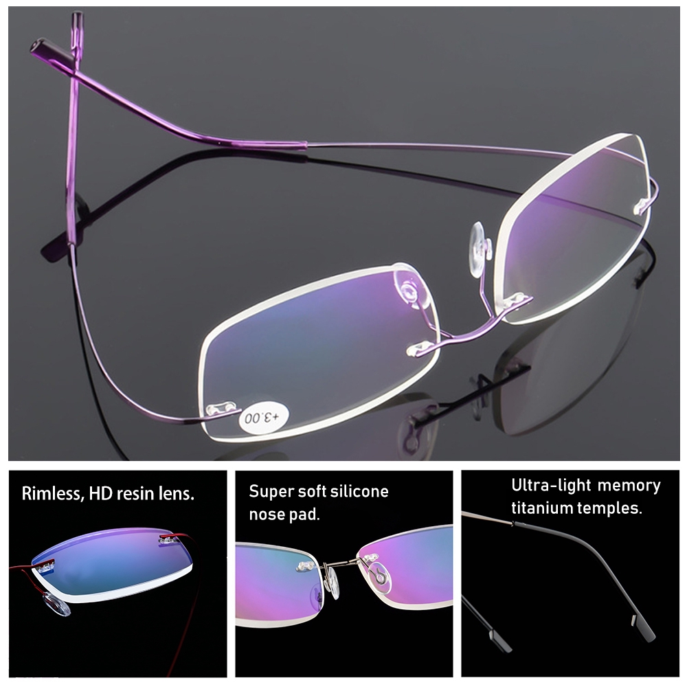OKDEALS Men and Women Eyewear Flexible Vision Care Ultralight Reading Glasses