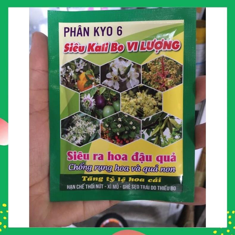 Phân bón kích ra hoa siêu Kali Bo vi lượng, GIÚP Siêu ra hoa đậu quả