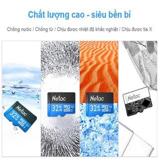 Thẻ nhớ Netac 32Gb Class 10 chuyên camera