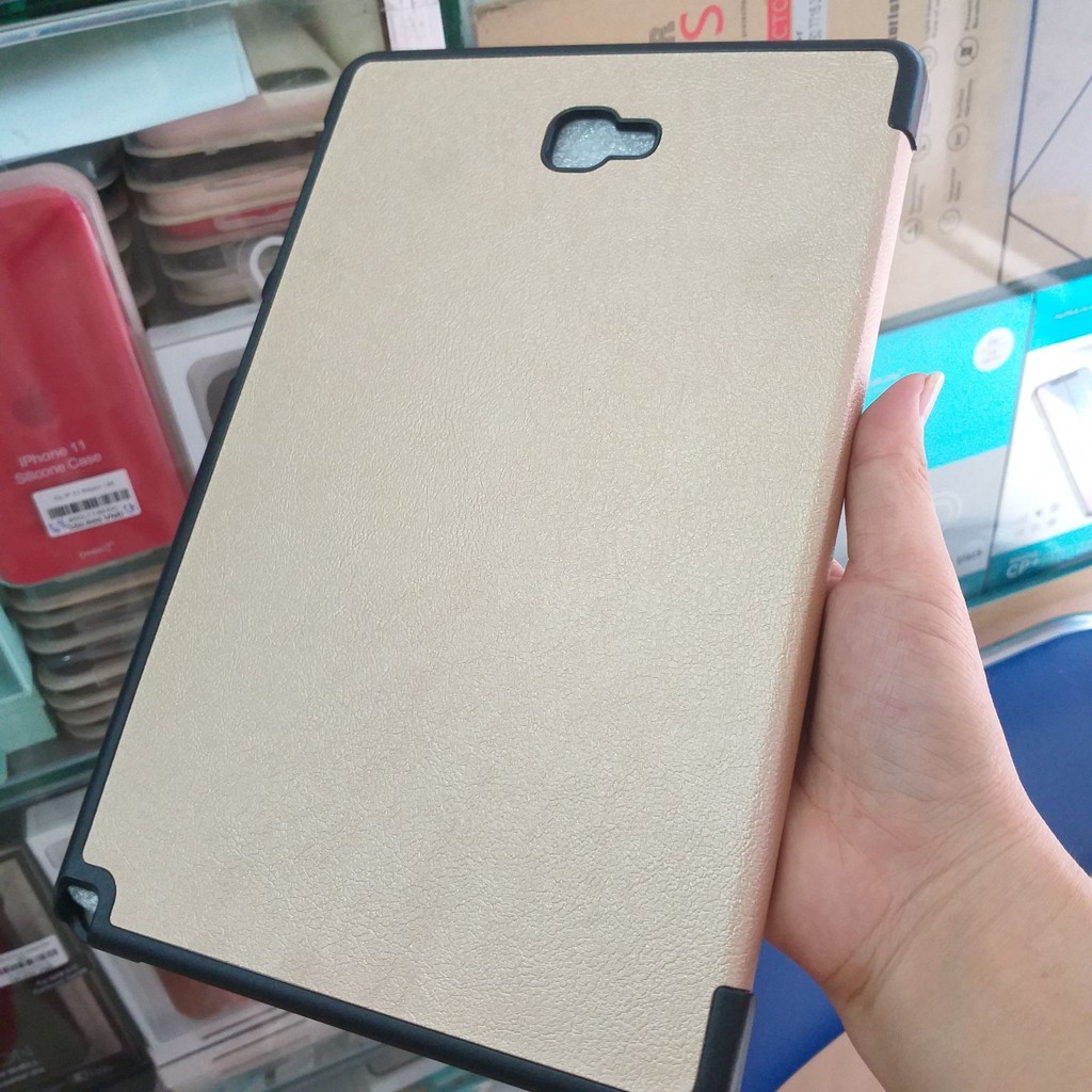 Bao Da Samsung Galaxy Tab A 10.1 2016 Có Bút Spen P580 P585 Leather Cover