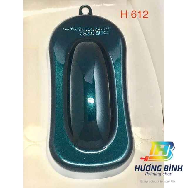 Sơn xịt dành cho xe máy Samurai màu Xanh Nhớt - H612 (400 ml)