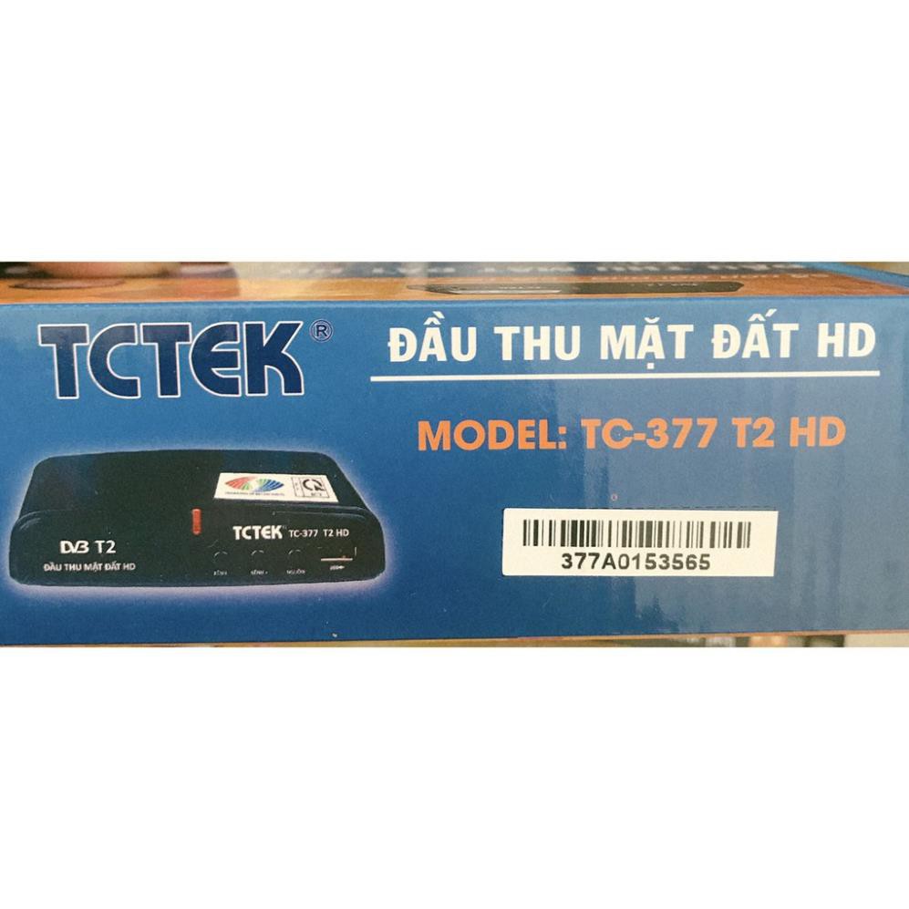 Đầu Thu DVB T2 TCTEK TC-377 Chính Hãng -Truyền Hình Số Mặt Đất DVB-T2 miễn Phí