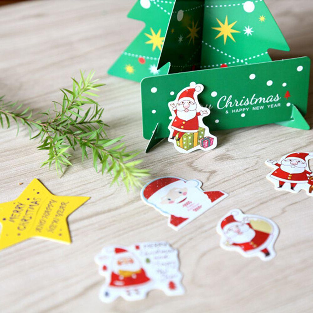 Set 96 Miếng Dán Trang Trí Nhật Ký Chủ Đề Giáng Sinh Dễ Thương