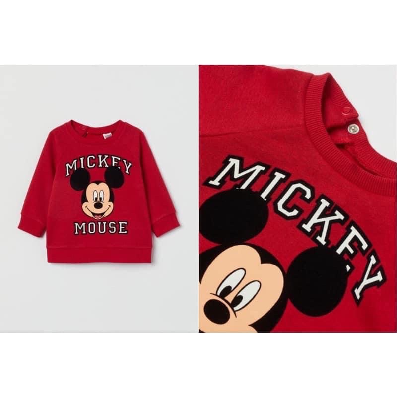 Áo Mickey đỏ bé trai, bé gái, HM US săn SALE