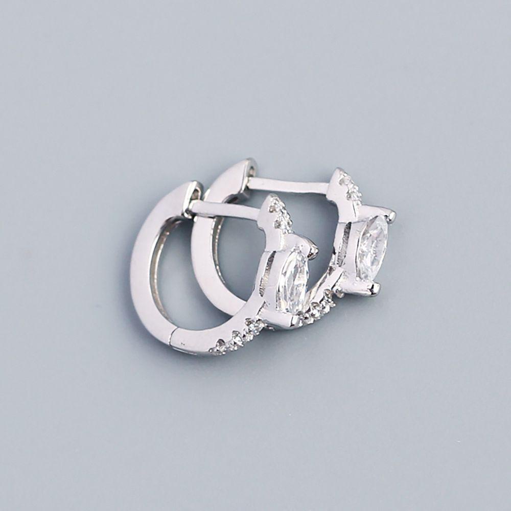 Bông Tai Dạng Vòng Thời Trang Dành Cho Nữ|Khuyên Xỏ Sụn Tai Helix Châu Âu Màu Sắc Làm Quà Cưới