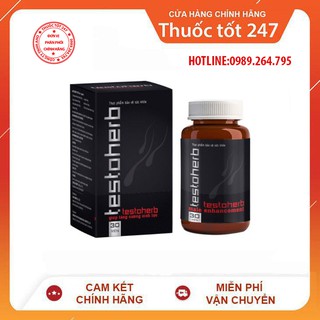 CHÍNH HÃNG TESTOHERB VIÊN UỐNG TĂNG CƯỜNG SINH LỰC CỰC MẠNH DÀNH CHO QUÝ ÔNG HIỆU QUẢ THẦN TỐC TESTOHERB DAILY