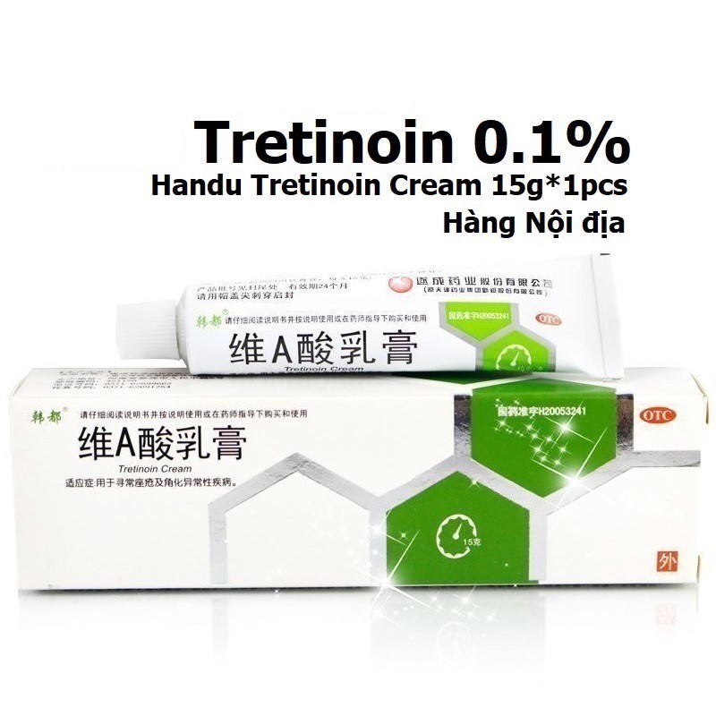 Kem TRETINOIN CREAM 0.1% Retinoic NỘI ĐỊA LongFine - Sản phẩm không thể thiếu ѕát khuẩn gây hại dа trong nhà tắm Retinol