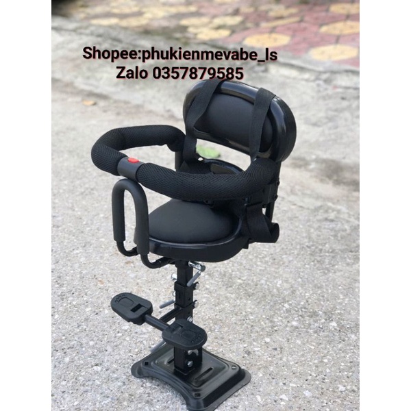 XN128-Ghế ngồi xe máy, xe máy điện xoay ngả 128 có giảm xốc