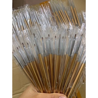 Cọ vẽ hoa cúc cán vàng, cọ vẽ móng