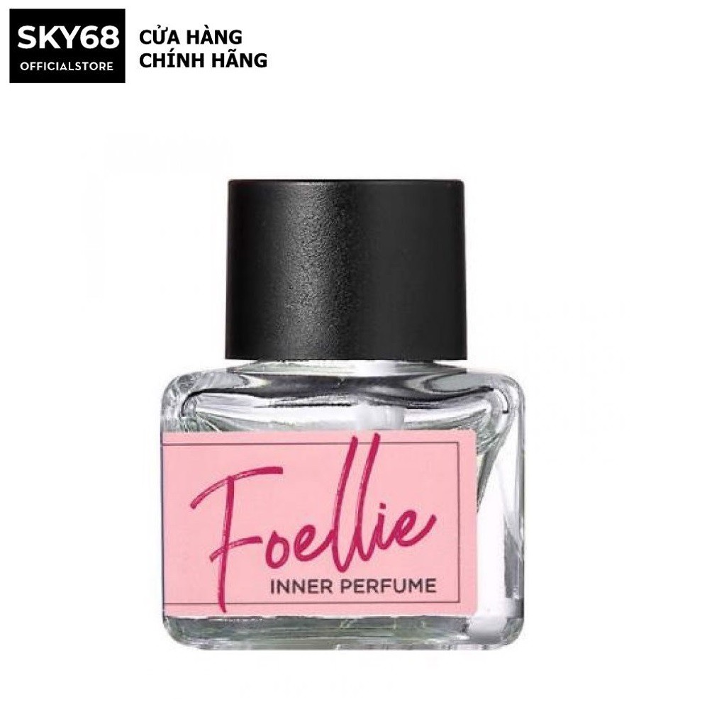 Nước hoa vùng kín hương trái cây ngọt ngào Foellie Eau De Innerb Perfume 5ml - Fleur (chai màu hồng)