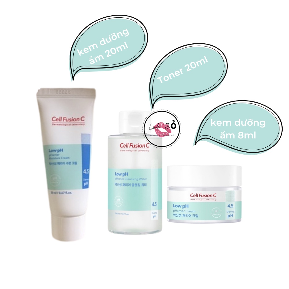 [MINI] Nước Tẩy Trang / Toner / Kem Dưỡng Cell Fusion C Low pH