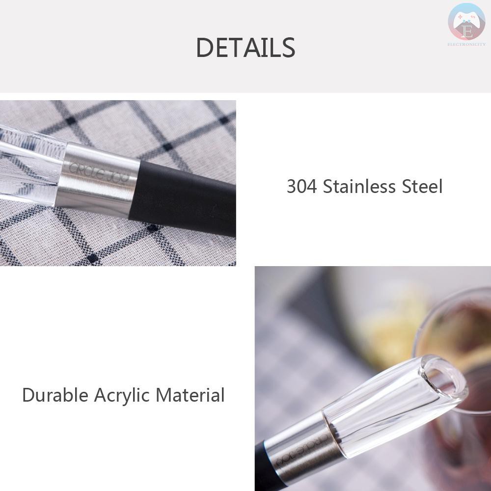 Đầu rót rượu sục khí mini Xiaomi Circle Joy bằng thép không gỉ nhanh chóng nhỏ gọn cho gia đình/ quầy bar