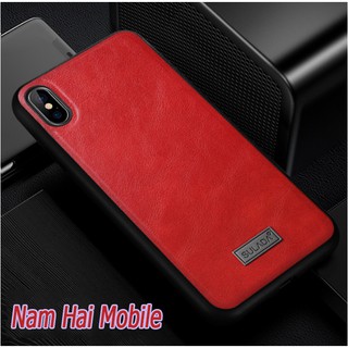 Ốp lưng Sulada vân da bò cho Iphone 6/7/8/X/XS max