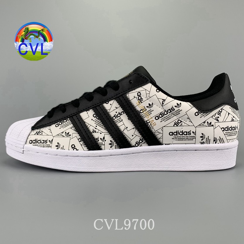 Adidas Superstar Fv2819 High-quality Fashion Men's And Women's Sports Shoes 50th Anniversary