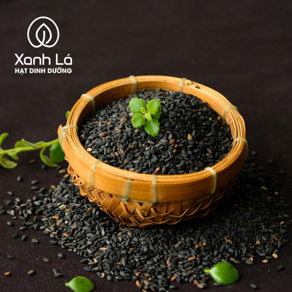 Vừng đen/Mè đen quê sạch, thuần chủng ăn dặm, nấu sữa Xanh Lá còn vỏ, hút chân không cẩn thận