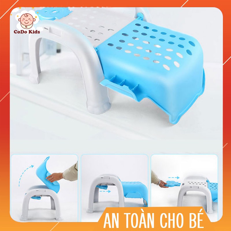 [FREESHIP-3IN1]Ghế Ăn Dặm Cao Cấp, Ghế Nằm Gội Đầu Cho Bé Đa Năng Gấp Gọn