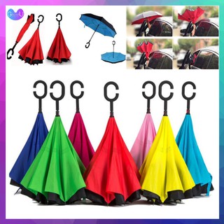 Ô Gấp Ngược Tự Động Tiện Lợi Cho Đi Ô Tô - Dù Rút Ngược Đi Xe Hơi Thông Minh