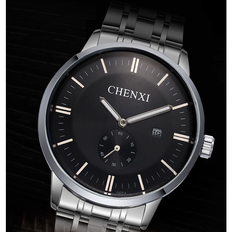Đồng Hồ Đeo Tay Chexi Bằng Thép Không Gỉ Chống Nước Dành Cho Nam