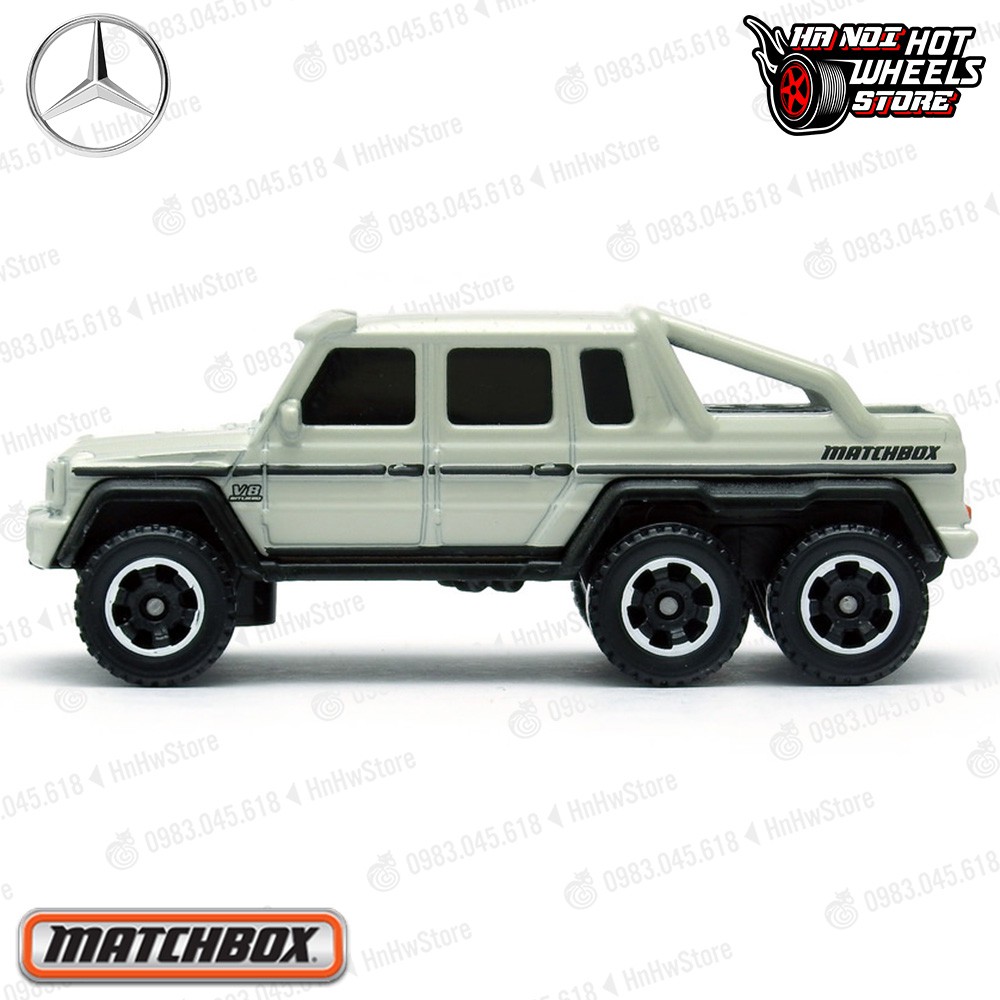 Xe mô hình tỉ lệ 1:64 MATCHBOX Mercedes G63 AMG 6x6