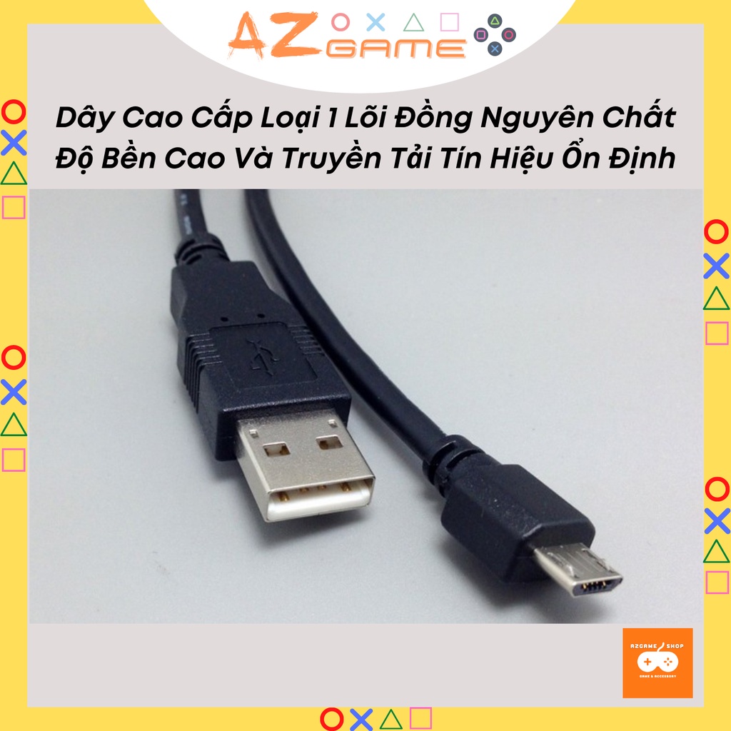 Dây Cáp Sạc USB Tay Cầm PS4, PS Vita 2000 Dây Cao Cấp Loại 1