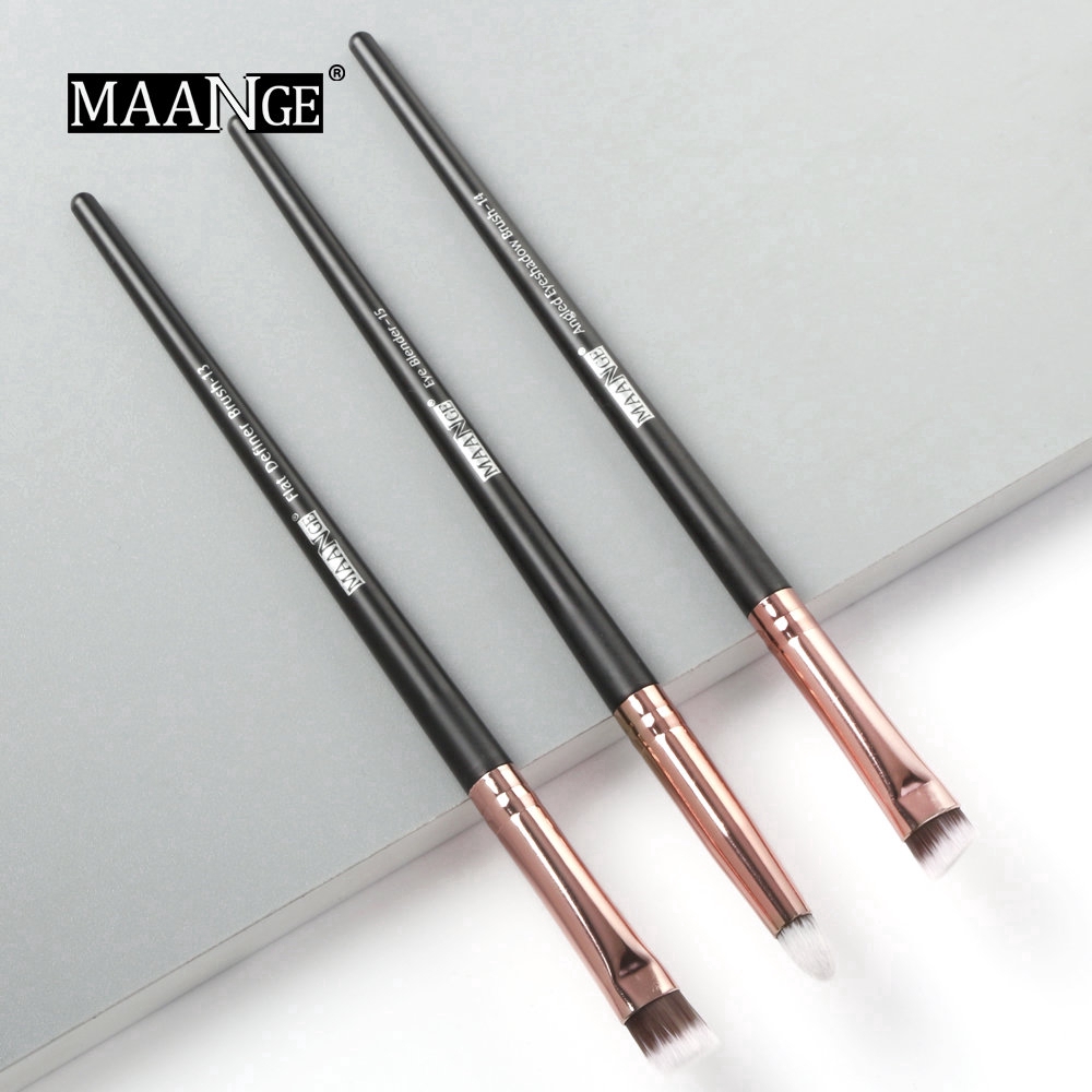 Bộ 3 Cọ MAANGE Dùng Trang Điểm Đánh Phấn Mắt