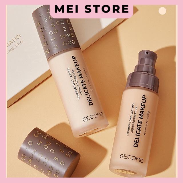Kem Nền GECOMO Dạng Lỏng Mỏng Nhẹ Dưỡng Ẩm Kiểm Soát Dầu 30ml