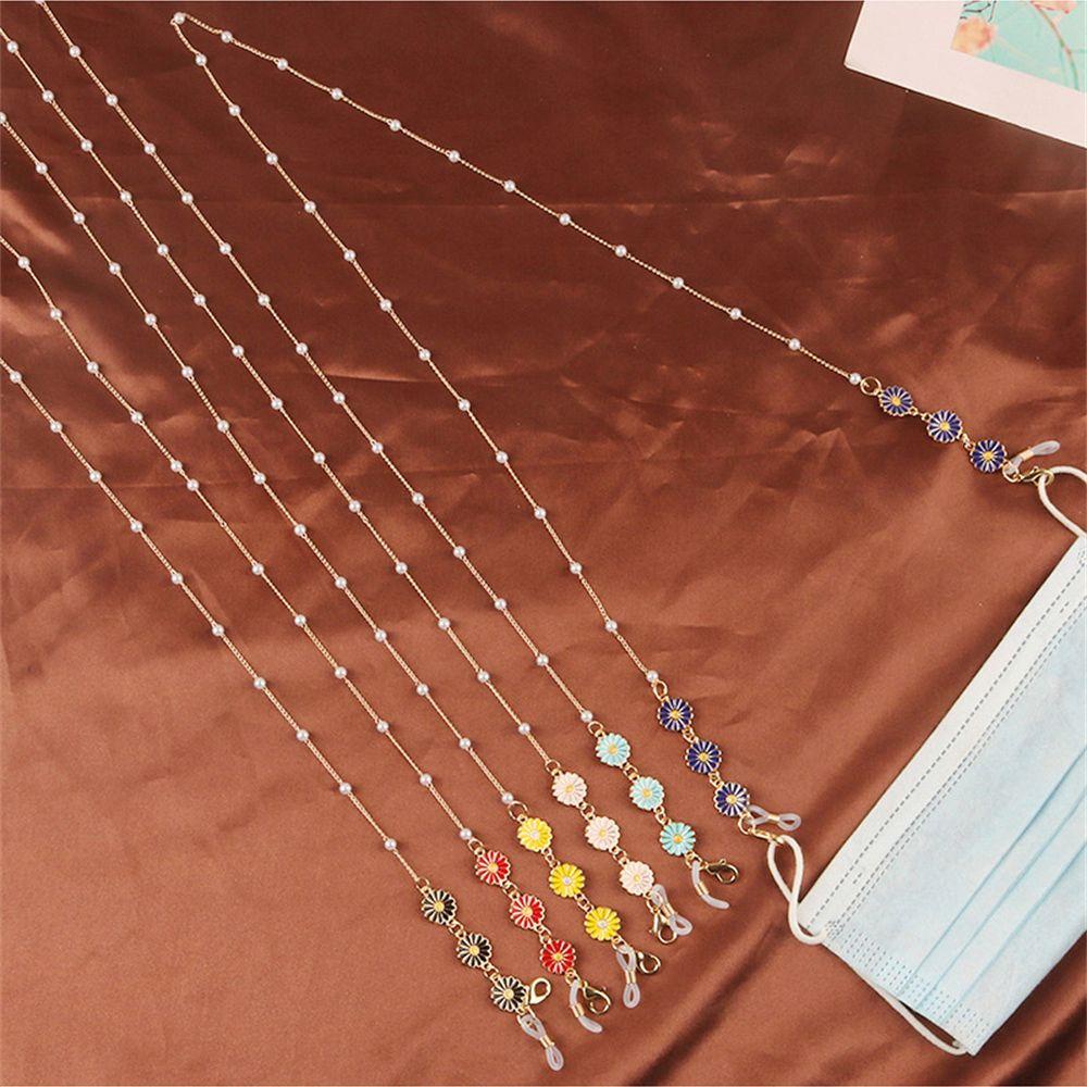 ESPO Dây Đeo Giữ Mắt Kính Bằng Acrylic Hình Hoa Cúc Cho Nữ