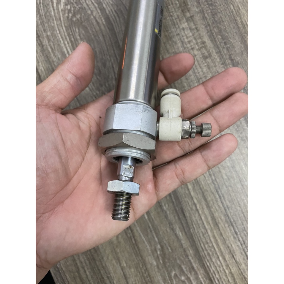 Xy lanh SMC  CDM2BZ25-125AZ hành trình 125mm + Tặng đầu nối khí nén
