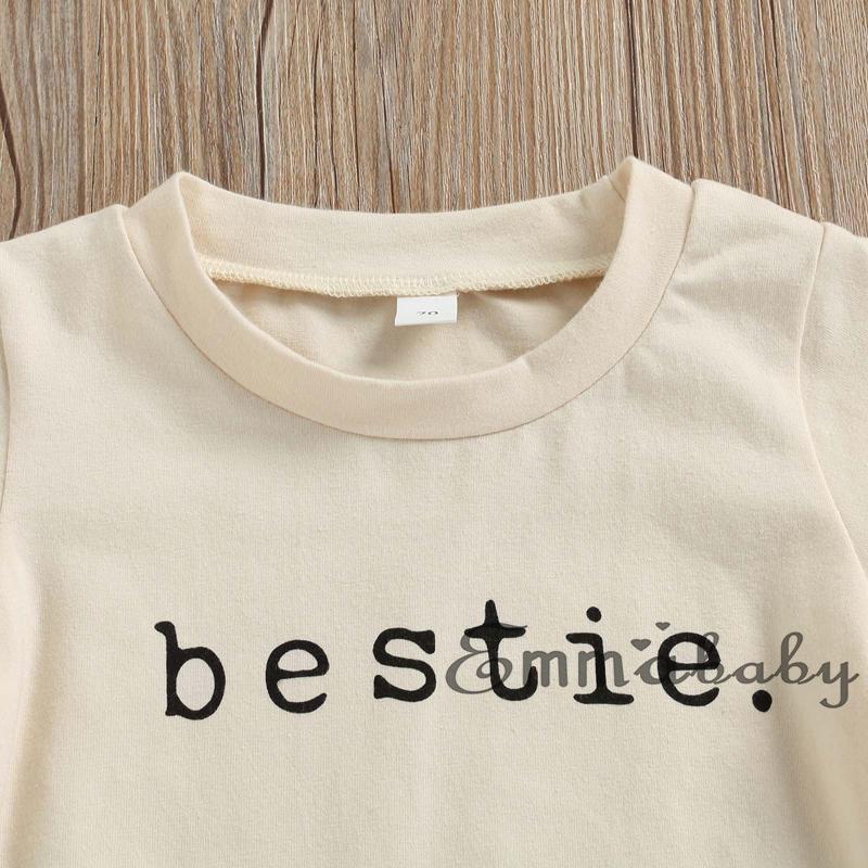 Áo Thun Tay Ngắn Và Quần Dài Ống Loe Họa Tiết Da Báo Cho Bé Gái