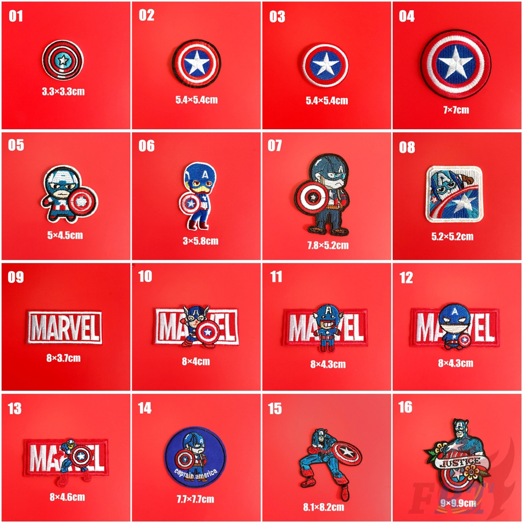 Miếng Ủi Thêu Hình Siêu Anh Hùng Marvel Đẹp Mắt