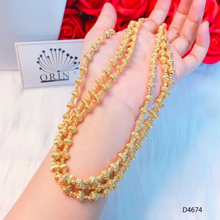 Dây chuyền nữ, dây chuyền bi, dây bi thiết kế cao cấp Orin D4674