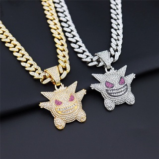 Dây chuyền đính đá mặt pokemon